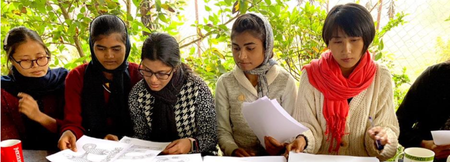 Classroom testing of Akshar Chitra with children