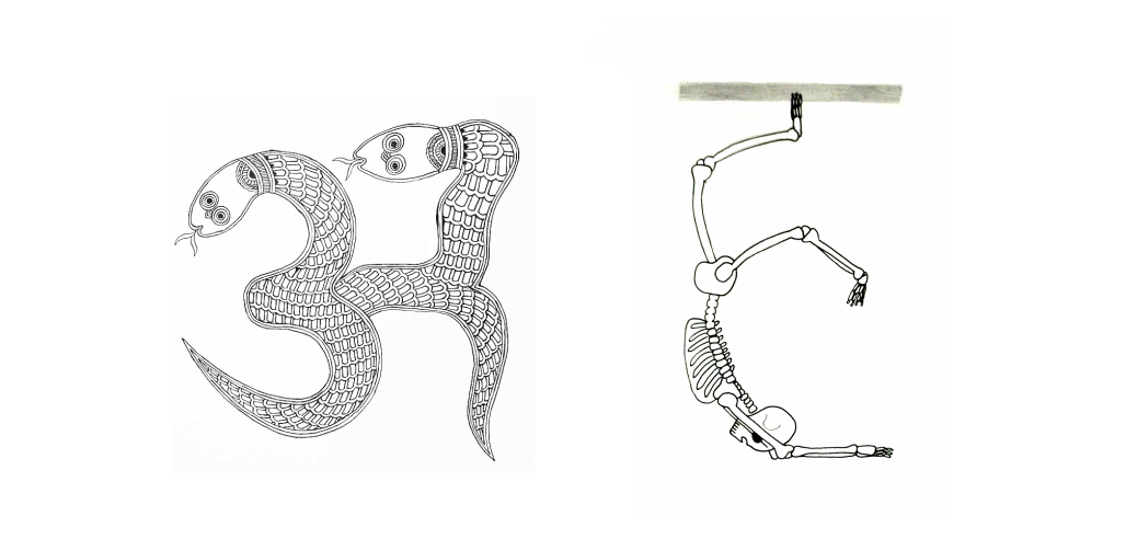 Abstraction approach letterform sketches