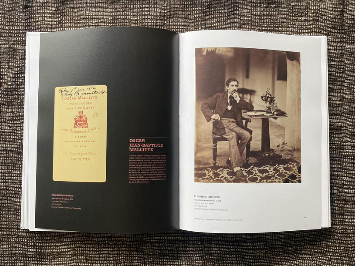 Open Convergence spread with paired archival photographs