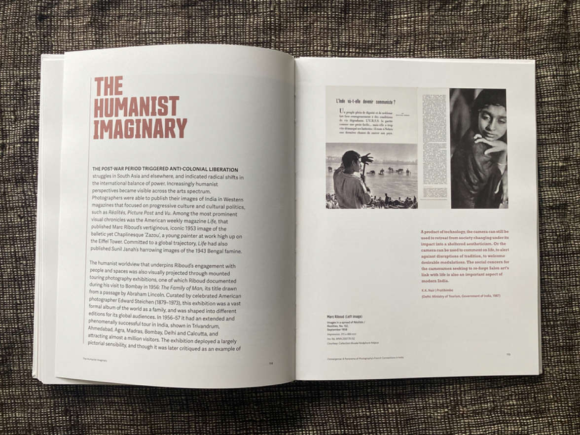 Open Convergence spread with group archival photographs