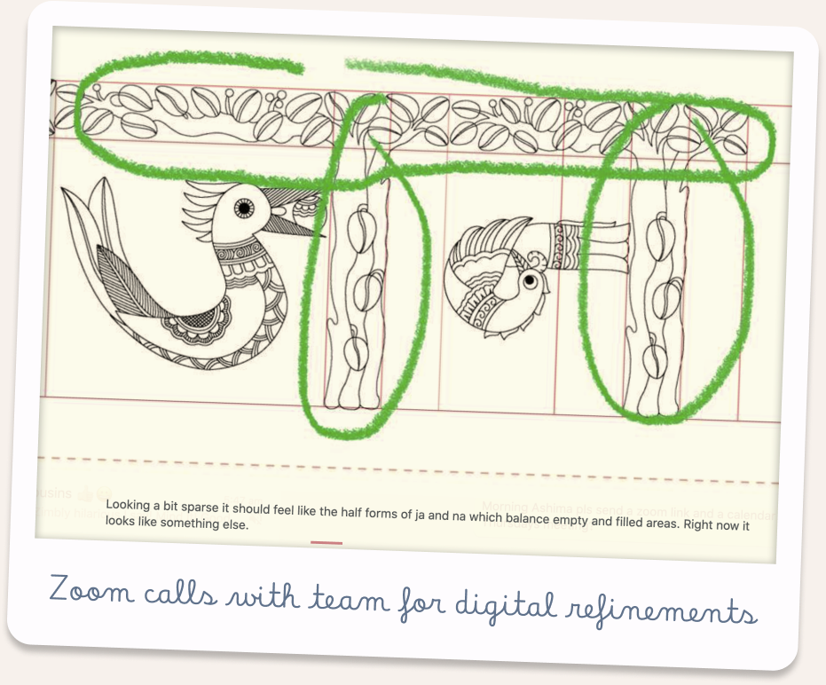 Glyphs app screenshot of Mythila letterform editing