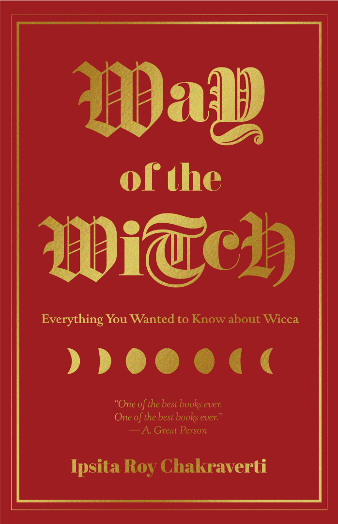 Red cover iteration with pentagram